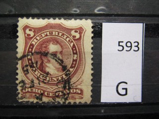 Фото марки Аргентина 1880г