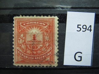 Фото марки Аргентина 1884г