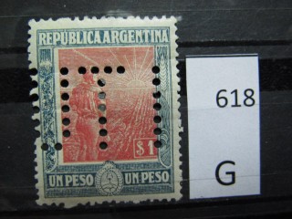 Фото марки Аргентина 1912г