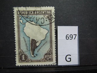 Фото марки Аргентина 1937г