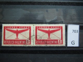 Фото марки Аргентина 1940г пара