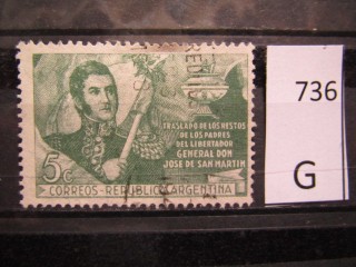 Фото марки Аргентина 1947г