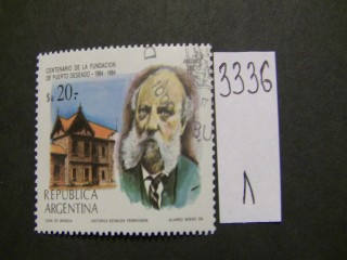 Фото марки Аргентина 1984г