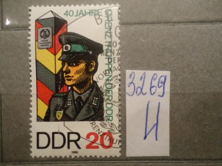 Фото марки Германия ГДР 1986г