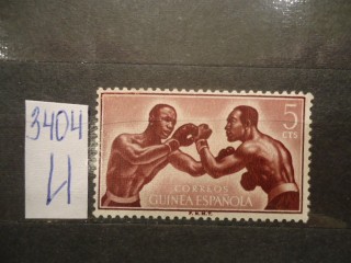 Фото марки Испанская Гвинея 1959г **