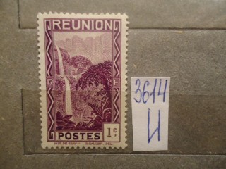 Фото марки Французский Реюньон 1933г *