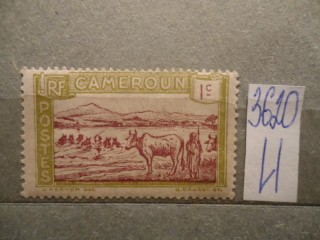 Фото марки Французский Камерун 1925г *