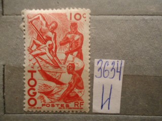 Фото марки Того 1947г **