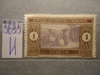 Фото марки Сенегал 1914г *