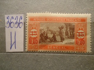 Фото марки Сенегал 1922г *