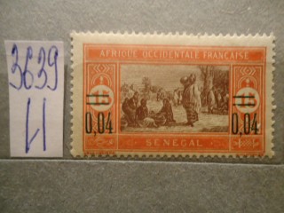 Фото марки Сенегал 1922г *