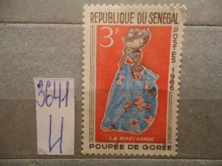 Фото марки Сенегал 1966г **