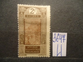 Фото марки Французская Гвинея 1913г *