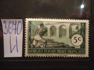 Фото марки Французская Экваториальная Африка 1937г *