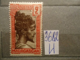Фото марки Французский Мадагаскар 1930г **