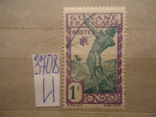 Фото марки Французская Гвиана 1929г *