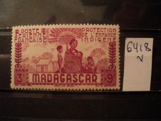 Фото марки Франц. Мадагаскар 1942г *