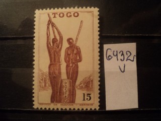 Фото марки Франц. Того 1942г **