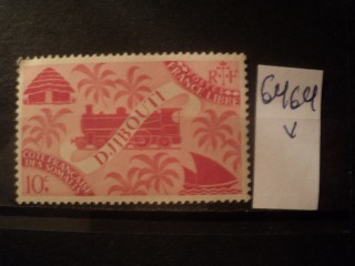 Фото марки Франц. Сомали 1943г **
