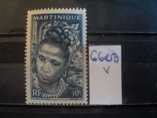 Фото марки Франц. Мартиника 1947г **