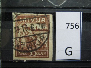 Фото марки Латвия 1919г