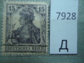 Фото марки Германия Рейх 1917г