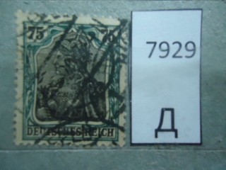 Фото марки Германия Рейх 1919г