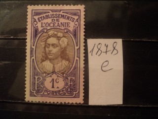 Фото марки Франц. Океания 1913г *