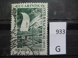 Фото марки Бразилия 1955г