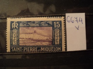 Фото марки Франц. Сент Пьерр 1932г **