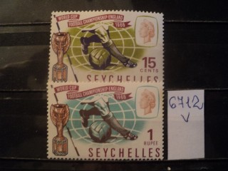 Фото марки Брит. Сейшельские острова cер 1966г **