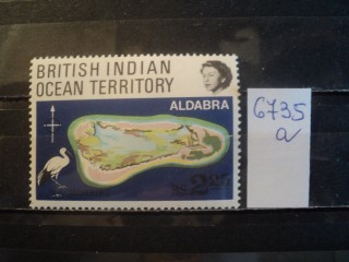 Фото марки Брит. территории Индийского океана 1969г **