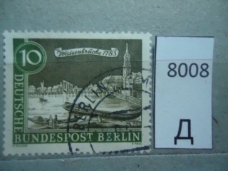 Фото марки Германия Берлин. 1962г
