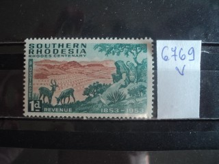 Фото марки Брит. Южная Родезия 1953г **