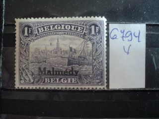 Фото марки Бельгийская оккупация Германии 1920г **