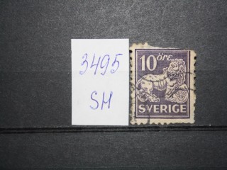 Фото марки Швеция 1920-36гг без водного знака
