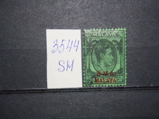 Фото марки Британская Малайя 1945г