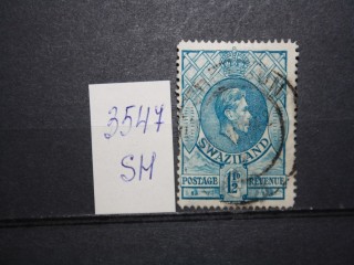 Фото марки Британский Свазиленд 1942г зубцовка-14:14