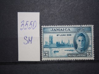 Фото марки Британская Ямайка 1946г зубцовка-13,5:14 **