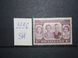 Фото марки Британский Свазиленд 1947г **