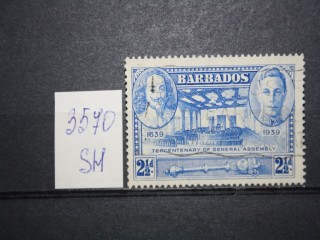 Фото марки Британский Барбадос 1939г