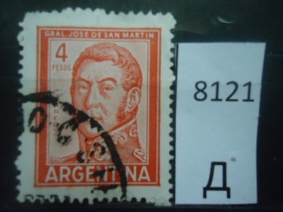 Фото марки Аргентина 1962г