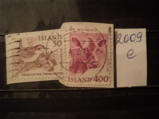Фото марки Исландия. Вырезка из конверта