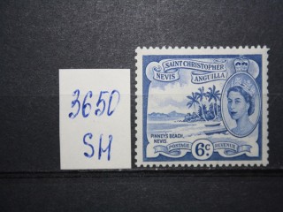 Фото марки Сент Китс и Невис 1954г **