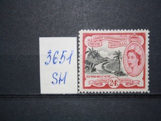 Фото марки Сент Китс и Невис 1954г *