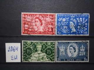 Фото марки Великобритания 1953г серия