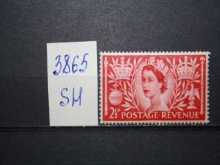 Фото марки Великобритания 1953г *