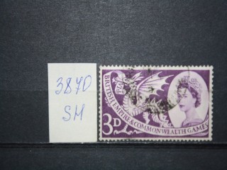 Фото марки Великобритания 1958г