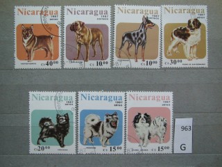 Фото марки Никарагуа 1987г серия