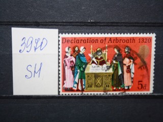 Фото марки Великобритания 1970г